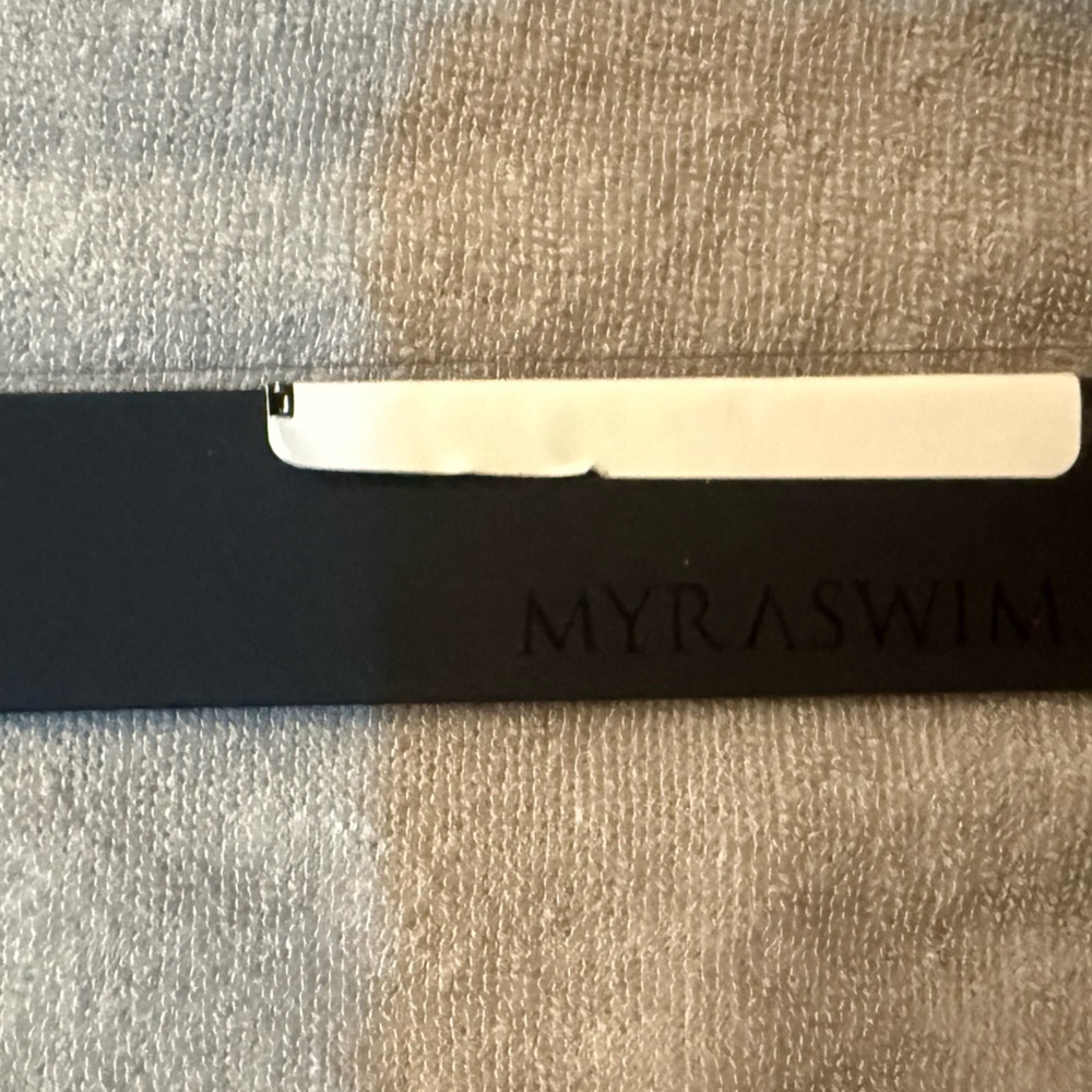 Myra Swim Elvi Top Oxford Gray Terry Cropped Tee Cover Up NWT Small - Picture 4 of 8